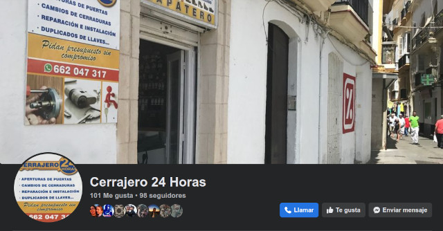 Facebook Cerrajeria Cadiz